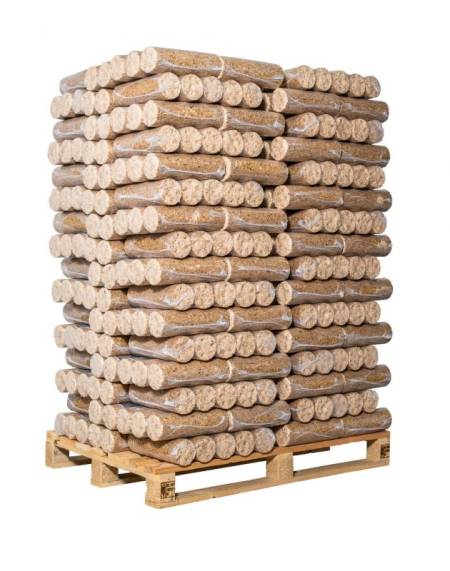 NESTRO Holzbriketts Nadelholz 960 kg Palette – Bild 3