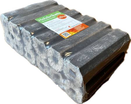 Pini Kay Hartholzbriketts Eiche mit Zugloch 960 kg Palette – Bild 3