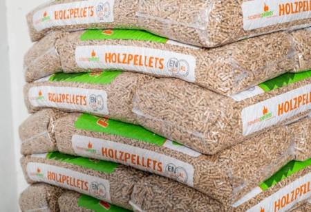 Saxoniapellets 6mm 15kg Sack 66 Sack Palette deutsche Herstellung – Bild 2