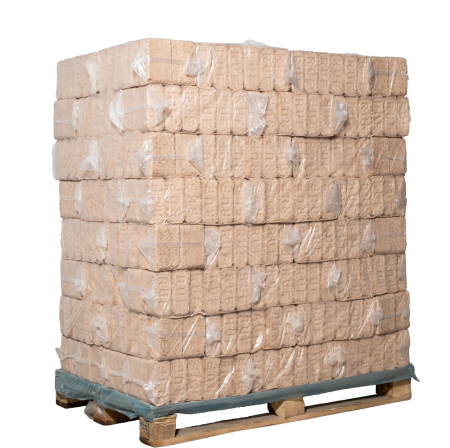 RUF Holzbriketts Hartholz Buche ohne Zugloch 960 kg Palette